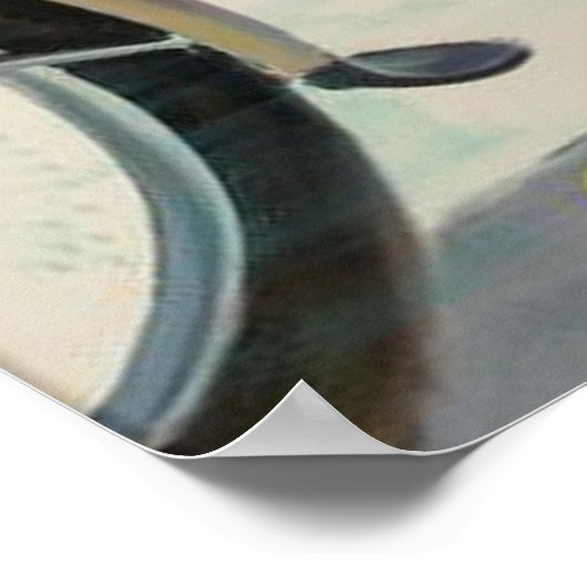 Biker-meisje Poster (Hoek)