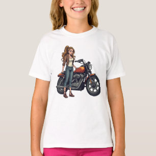 Biker Meisje T-shirt