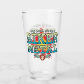 Biker Metal Soul Glass Tumbler (Achterkant)