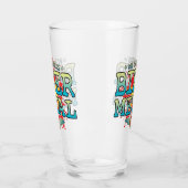 Biker Metal Soul Glass Tumbler (Links)
