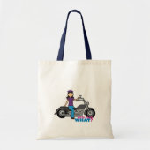 Biker - Middelgroot Tote Bag (Voorkant)