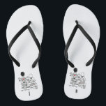 Biker Motorbike   Sidecar Wedding Teenslippers<br><div class="desc">Bikermotor   teenslippers voor sidecar bruiloft. Ideaal voor een motorfiets met een motorfiets met een leuke casual bruiloft of om op je huwelijksreis te draag.</div>