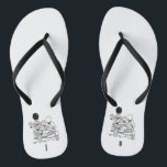 Biker Motorbike   Sidecar Wedding Teenslippers<br><div class="desc">Bikermotor   teenslippers voor sidecar bruiloft. Ideaal voor een motorfiets met een motorfiets met een leuke casual bruiloft of om op je huwelijksreis te draag.</div>