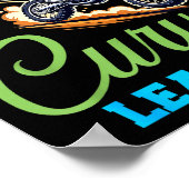 Biker Motorcycle Lover When Life Throws You A Curv Poster (Hoek)