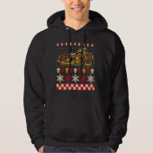 Biker Motorcycle Rider Style Ugly Sweater (Voorkant)