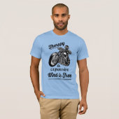 Biker Motorcycle Rider T-shirt (Voorkant volledig)