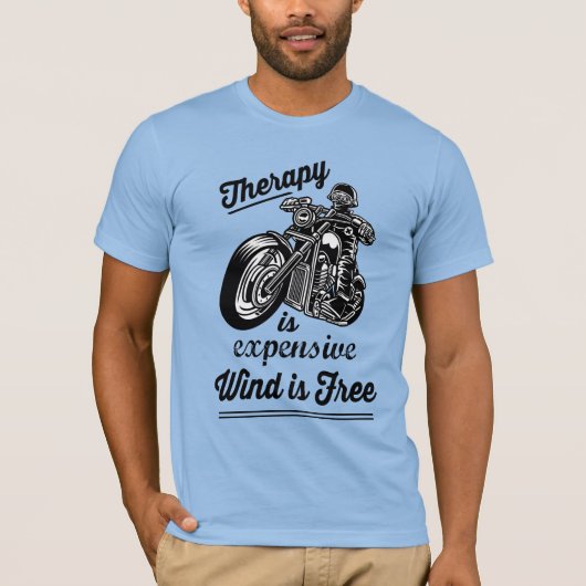 Biker Motorcycle Rider T-shirt (Voorkant)