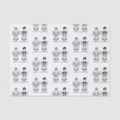 Biker Motorcycle Weddenschap Tissue Paper Tissuepapier (Voorkant)