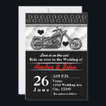 Biker Motorcycle Wedding Event Invitations Kaart<br><div class="desc">Biker Motorcycle Wedding Event Invitations. Pas de voor- en achterzijde aan voor elke gebeurtenis.</div>