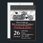 Biker Motorcycle Wedding Event Invitations Kaart<br><div class="desc">Biker Motorcycle Wedding Event Invitations. Pas de voor- en achterzijde aan voor elke gebeurtenis.</div>