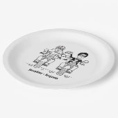 Biker Motorcycle Wedding Papieren Bordje (Gekanteld)