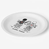 Biker Motorcycle Wedding Papieren Bordje (Gekanteld)