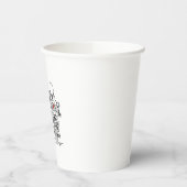 Biker Motorcycle Wedding Party Papieren Bekers (Links)