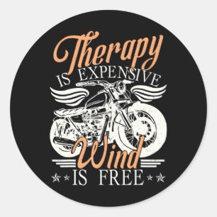 Biker Motorfiets Rider Biker Ronde Sticker