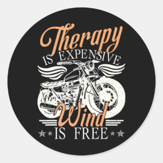 Biker Motorfiets Rider Biker Ronde Sticker