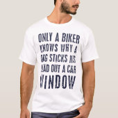 Biker Motorfietsen BSA Triumph Airhead Disted T-shirt (Voorkant)