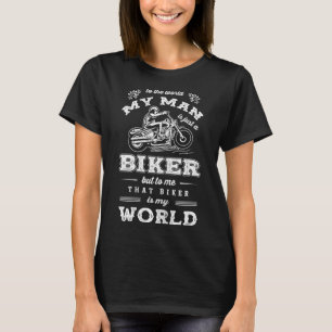 Biker Motorrijder Vriendin Motorfiets Bruid Husb T-shirt