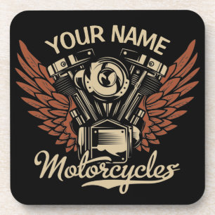 Biker Motorrijwielen Motorvoeringkleding personal Bier Onderzetter