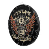 Biker Motorrijwielen Motorvoeringkooi personaliser Dartbord (Voorkant Rechts)