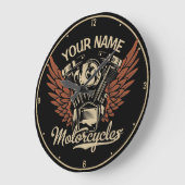 Biker Motorrijwielen Motorvoeringkooi personaliser Grote Klok (Hoek)