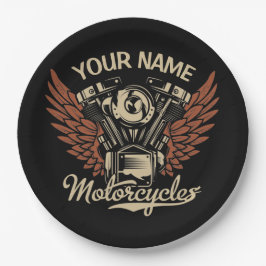 Biker Motorrijwielen Motorvoeringkooi personaliser Papieren Bordje