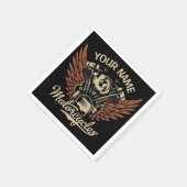 Biker Motorrijwielen Motorvoeringkooi personaliser Servet (Hoek)