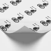 Biker MTB BMX CYCLIST Cyclo kruis Cadeaupapier (Hoek)