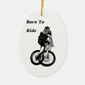 Biker MTB BMX CYCLIST Cyclo kruis Keramisch Ornament