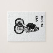 Biker MTB BMX CYCLIST Cyclo kruis Legpuzzel (Horizontaal)