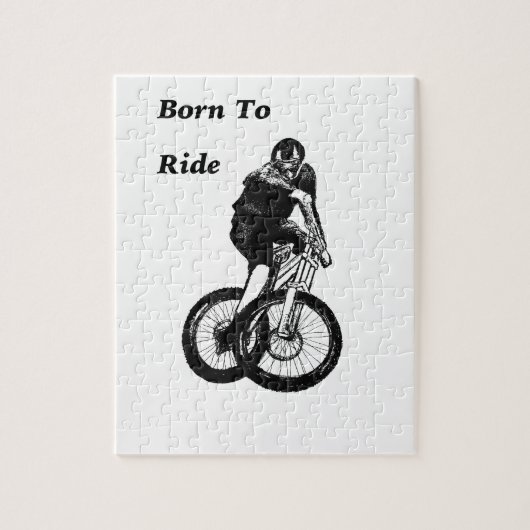 Biker MTB BMX CYCLIST Cyclo kruis Legpuzzel (Verticaal)