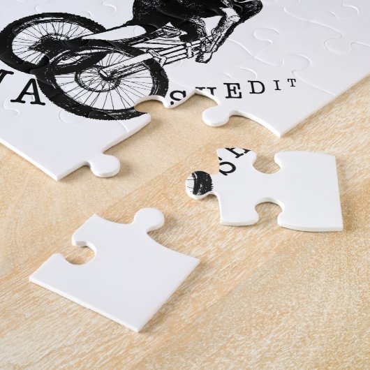 Biker MTB BMX CYCLIST-stickers Legpuzzel (Zijkant)