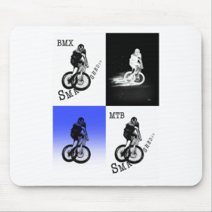 Biker MTB BMX CYCLIST-stickers Muismat