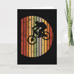 Biker MTB Sunset Gift Kaart