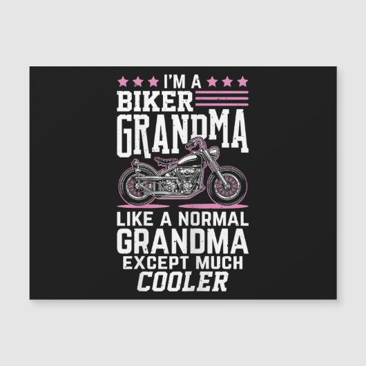 Biker Oma - Motorfiets Oma Biker Oma (Voorkant)