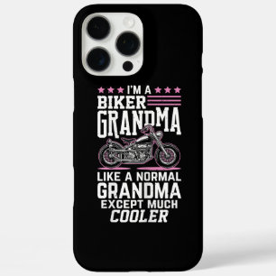 Biker oma - Motorfiets Oma Biker oma iPhone 16 Pro Max Hoesje