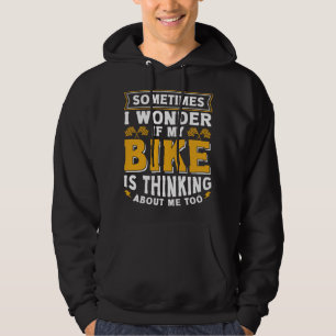 Biker Outfit Funny Motorcycle citeert Accessoires Hoodie