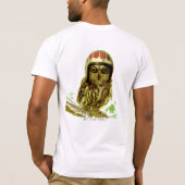 Biker Owl met Helmet T-shirt (Achterkant)