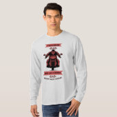 Biker Pa lijkt gewoon normaal, behalve veel koeler T-shirt (Voorkant volledig)