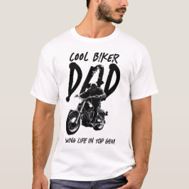 Biker Pap | VADERDAG | Lichtbasis Basic T-shirt