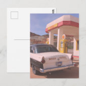 Biker Patrol Classic Car Service Station Briefkaart (Voorkant / Achterkant)