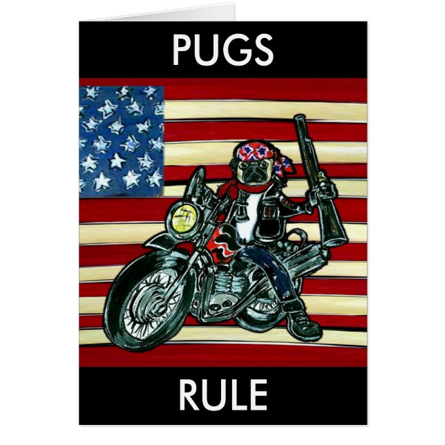 Biker Pug (Voorkant)