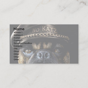 Biker Pug Visitekaartje
