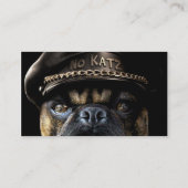 Biker Pug Visitekaartje (Achterkant)