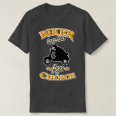 Biker Quote Scooter Vespa Grappig T-shirt (Design voorkant)