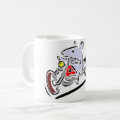Biker Rat Koffiemok (Voorkant links)
