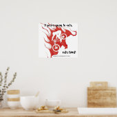 Biker Ride Hard Poster (Keuken)