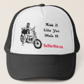 Biker, Ride het net als jijStole het! Trucker Pet (Voorkant)