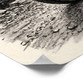 Biker Rides Past Mount Rushmore Presidents Sunset  Poster (Hoek)