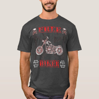 Biker Rocker Motorcycle Bike Biking Racing Motorcy T-shirt