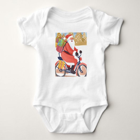 Biker santa claus romper (Voorkant)